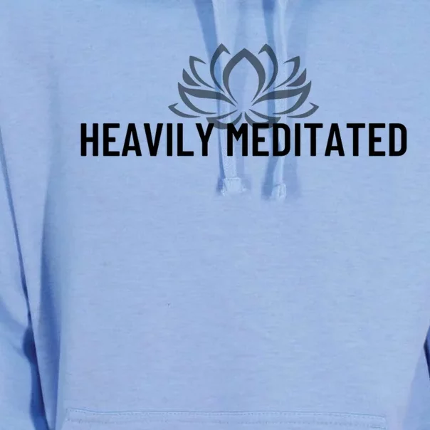 Wo Heavily Meditated Pilates Yoga Gift Unisex Surf Hoodie