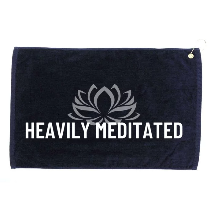 Wo Heavily Meditated Pilates Yoga Gift Grommeted Golf Towel