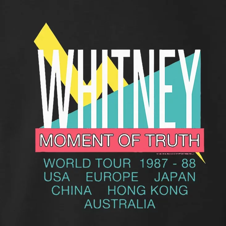 Whitney Houston Moment Of Truth World Toddler Hoodie