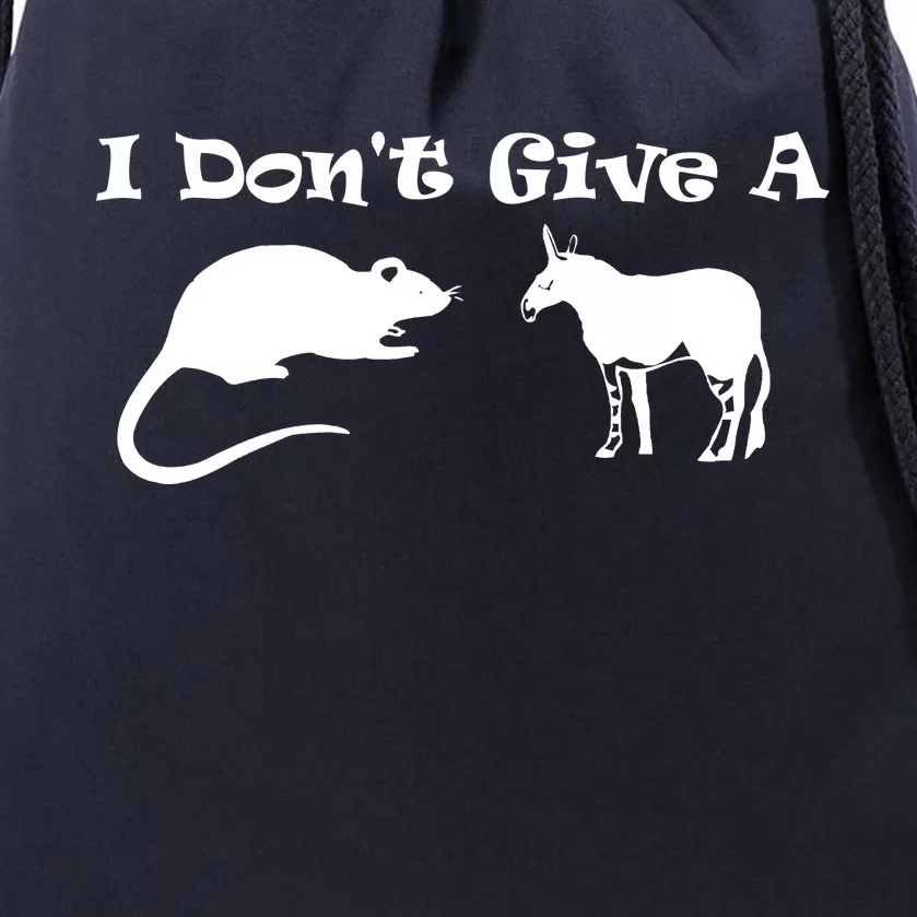 Who Gives A Rats Ass Drawstring Bag