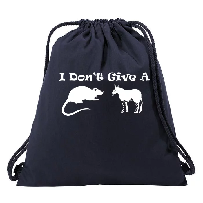 Who Gives A Rats Ass Drawstring Bag