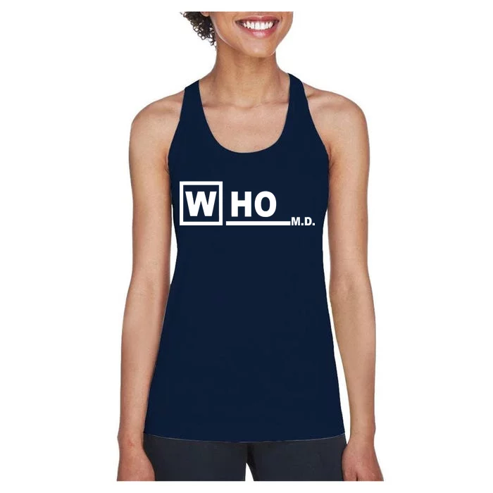 Who M.D. Women's Racerback Tank