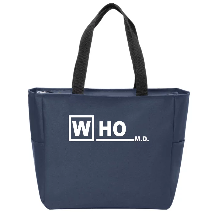 Who M.D. Zip Tote Bag