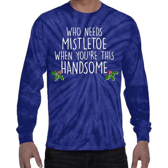 Who Needs Mistletoe When You're This Handsome Tie-Dye Long Sleeve Shirt