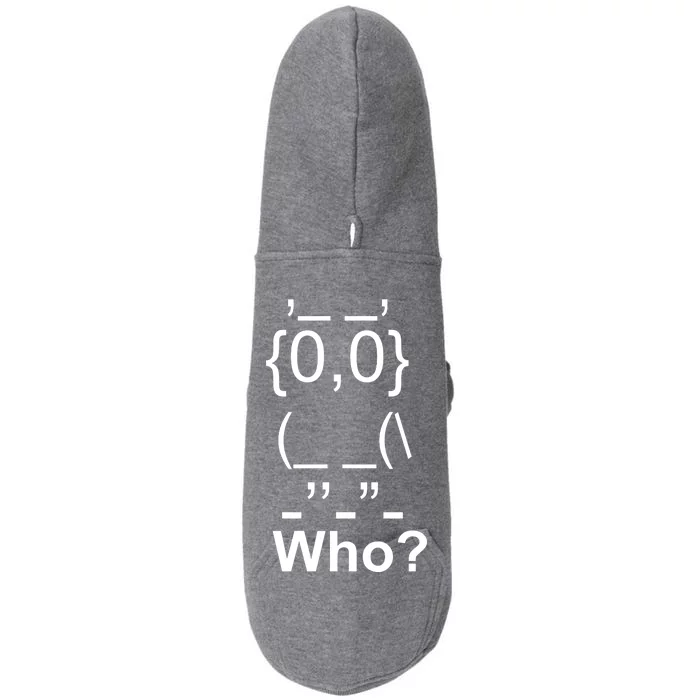 Who Owl Doggie 3-End Fleece Hoodie