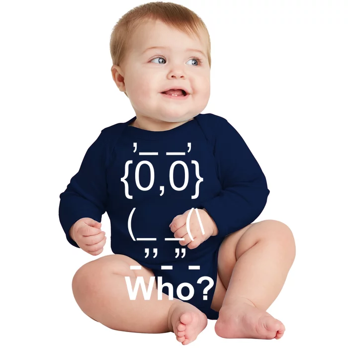 Who Owl Baby Long Sleeve Bodysuit