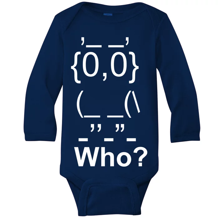 Who Owl Baby Long Sleeve Bodysuit