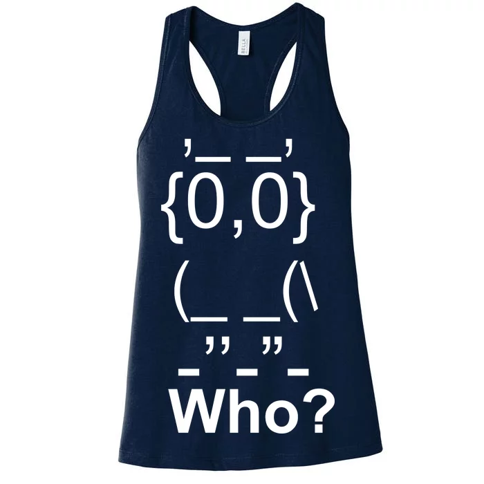 Who Owl Women's Racerback Tank