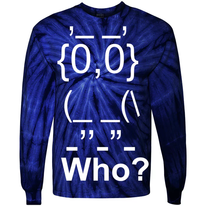 Who Owl Tie-Dye Long Sleeve Shirt