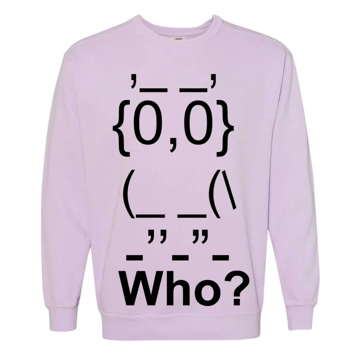 Who Owl Garment-Dyed Sweatshirt