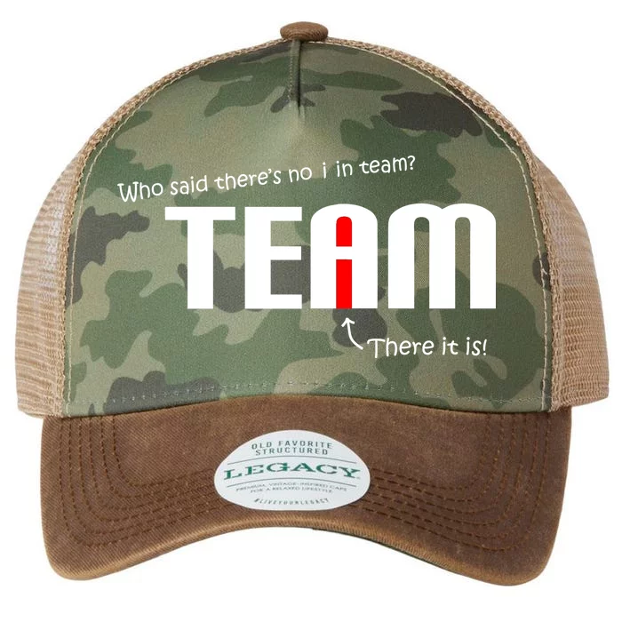 Who Said There's No I I Team Legacy Tie Dye Trucker Hat