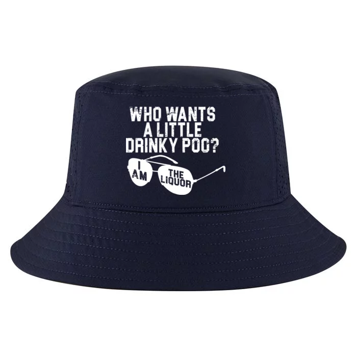 Who Wants A Little Drinky Poo Cool Comfort Performance Bucket Hat