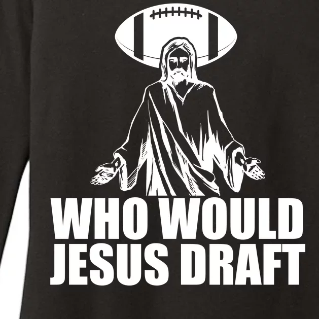 Who Would Jesus Draft Womens CVC Long Sleeve Shirt