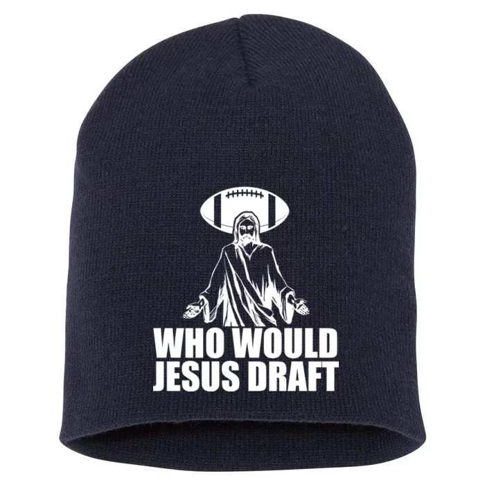 Who Would Jesus Draft Short Acrylic Beanie