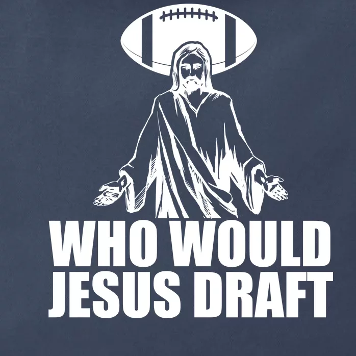 Who Would Jesus Draft Zip Tote Bag