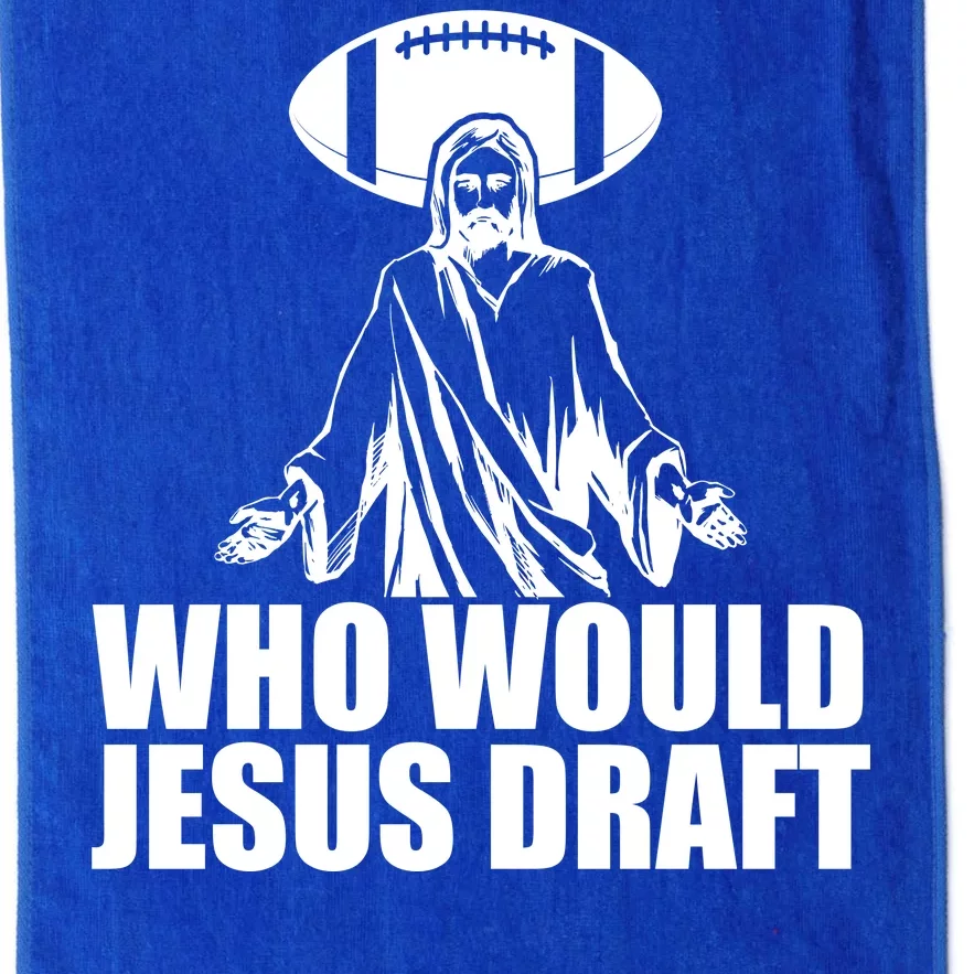 Who Would Jesus Draft Platinum Collection Golf Towel