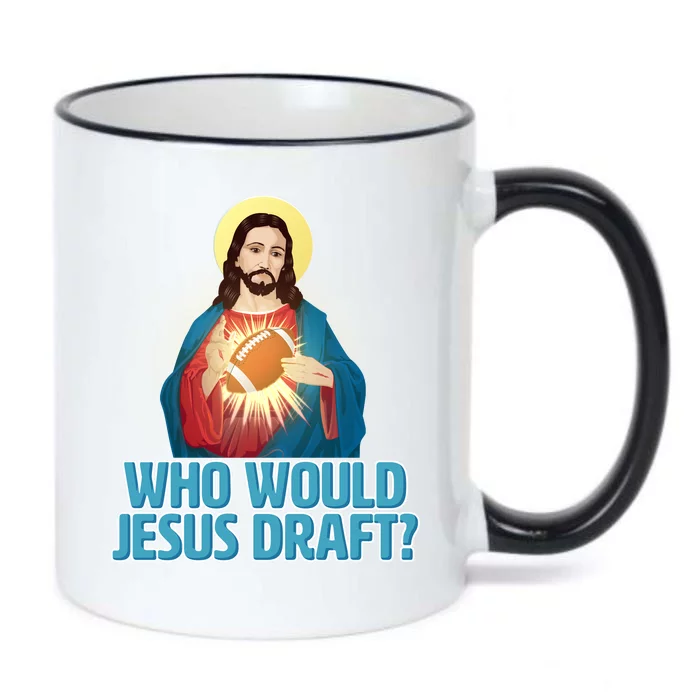 Who Would Jesus Draft1 Black Color Changing Mug