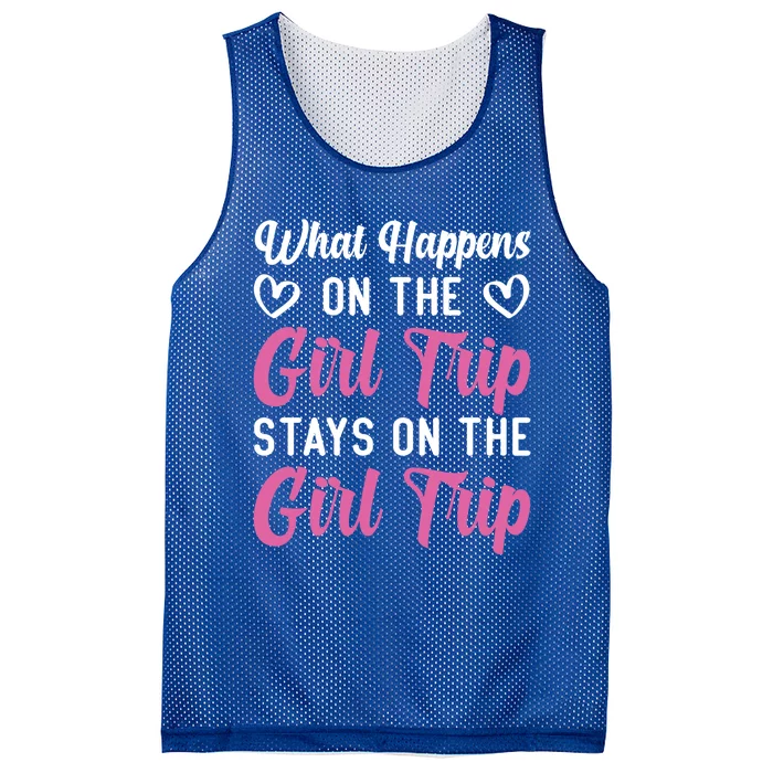 What Happens On Weekend Trip Family Vacation Travel Funny Gift Mesh Reversible Basketball Jersey Tank