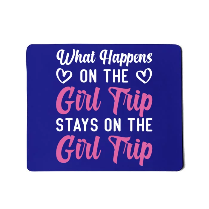 What Happens On Weekend Trip Family Vacation Travel Funny Gift Mousepad