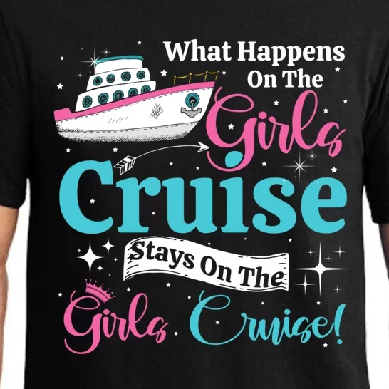 What Happens On The Cruise Stays On The Cruise Weekend Gift Pajama Set