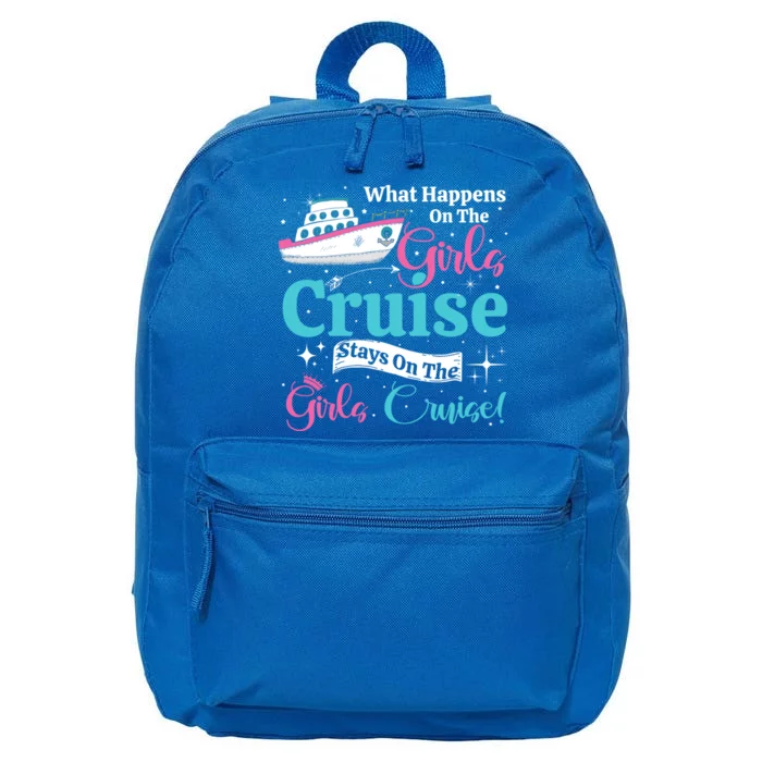 What Happens On The Cruise Stays On The Cruise Weekend Gift 16 in Basic Backpack