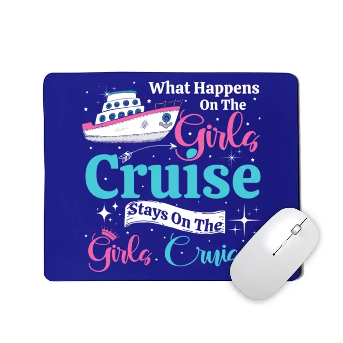 What Happens On The Cruise Stays On The Cruise Weekend Gift Mousepad