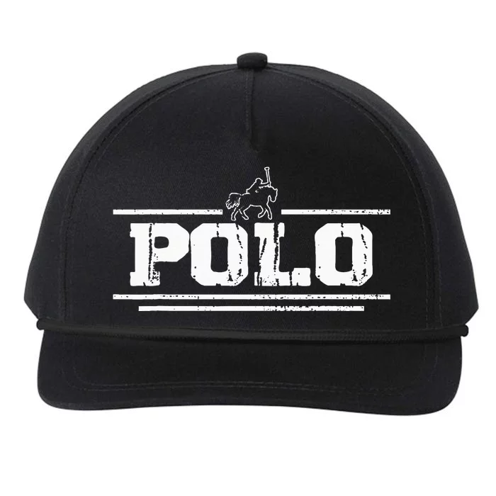 Western Horse Polo Gifts Practice Horseback Riding Snapback Five-Panel Rope Hat