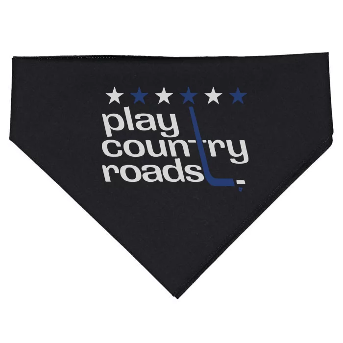 Washington Hockey Play Country Roads USA-Made Doggie Bandana