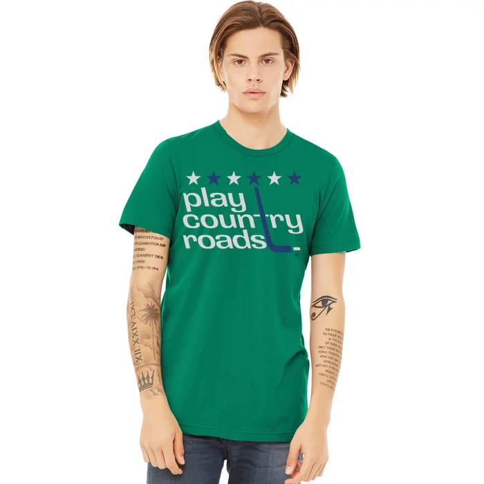 Washington Hockey Play Country Roads Premium T-Shirt