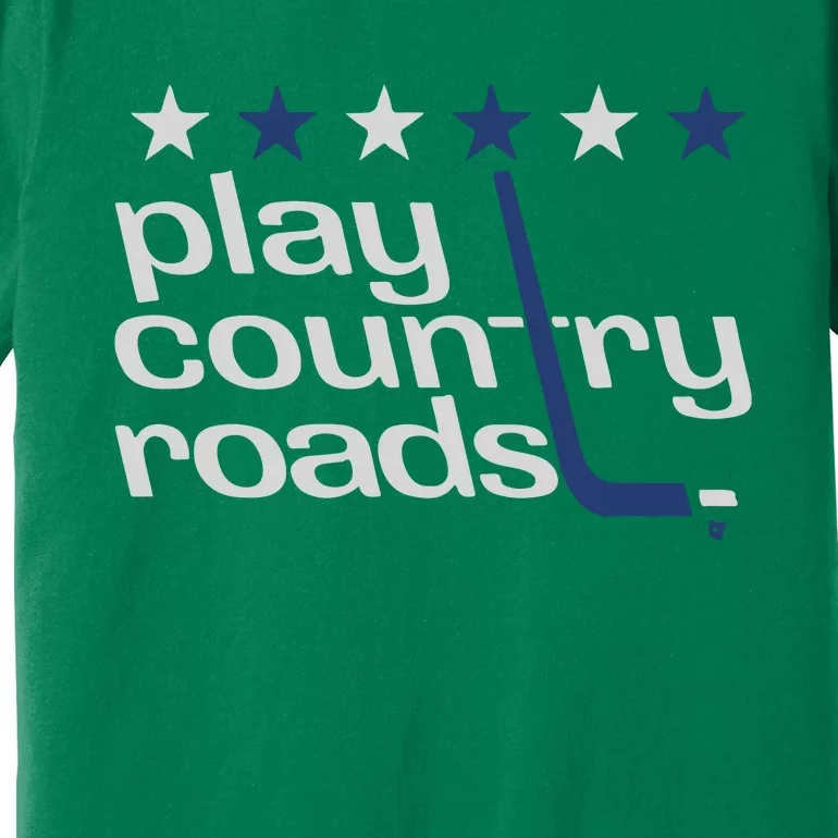 Washington Hockey Play Country Roads Premium T-Shirt