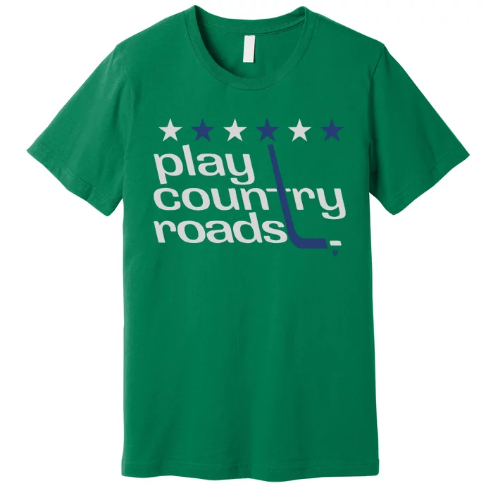 Washington Hockey Play Country Roads Premium T-Shirt