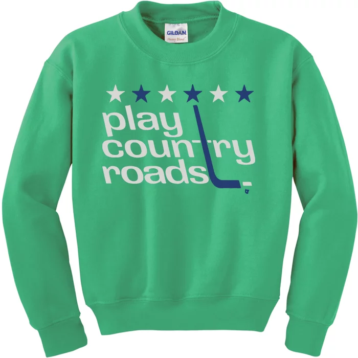 Washington Hockey Play Country Roads Kids Sweatshirt