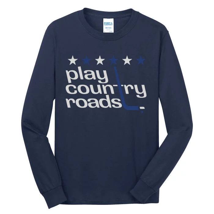 Washington Hockey Play Country Roads Tall Long Sleeve T-Shirt