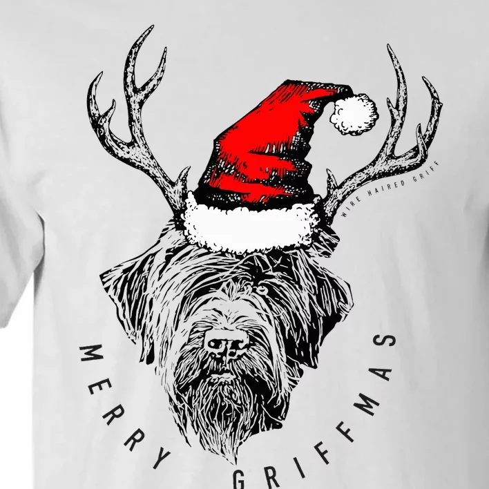 Wire Haired Pointing Griffon Griffmas Tall T-Shirt