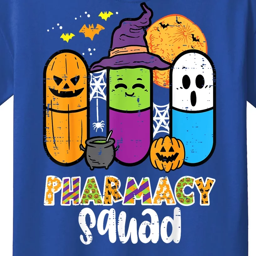 Women Halloween Pharmacy Squad Pills Costume Pharmacist Gift Kids T-Shirt