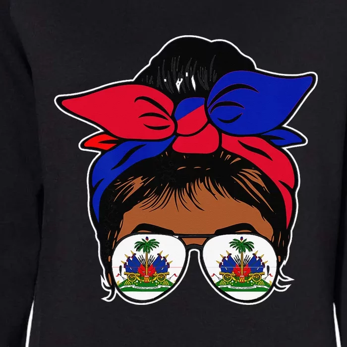 Wo Haitian Queen Haiti Independence flag 1804 wo Womens California Wash Sweatshirt