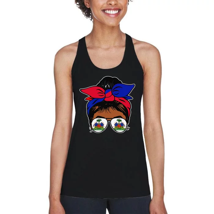 Wo Haitian Queen Haiti Independence flag 1804 wo Women's Racerback Tank