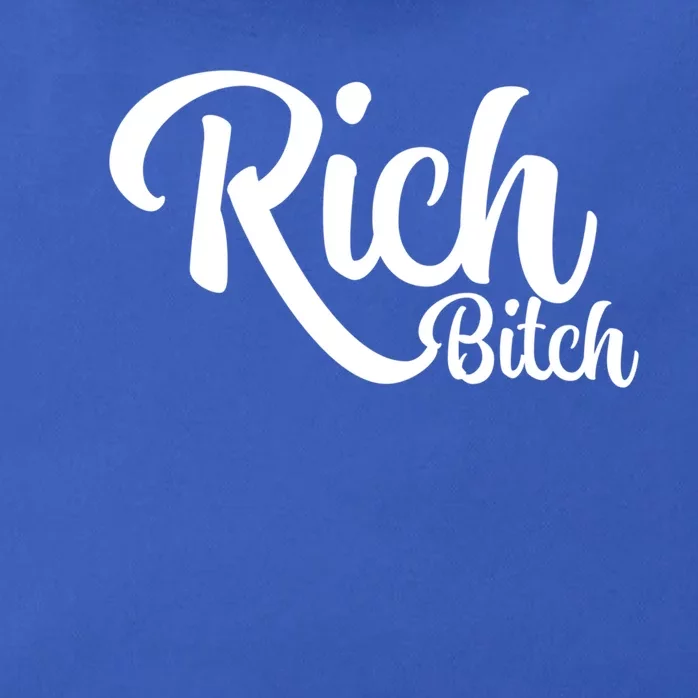 Wo Hot Rich Bitch Fashion Tops Gift Zip Tote Bag