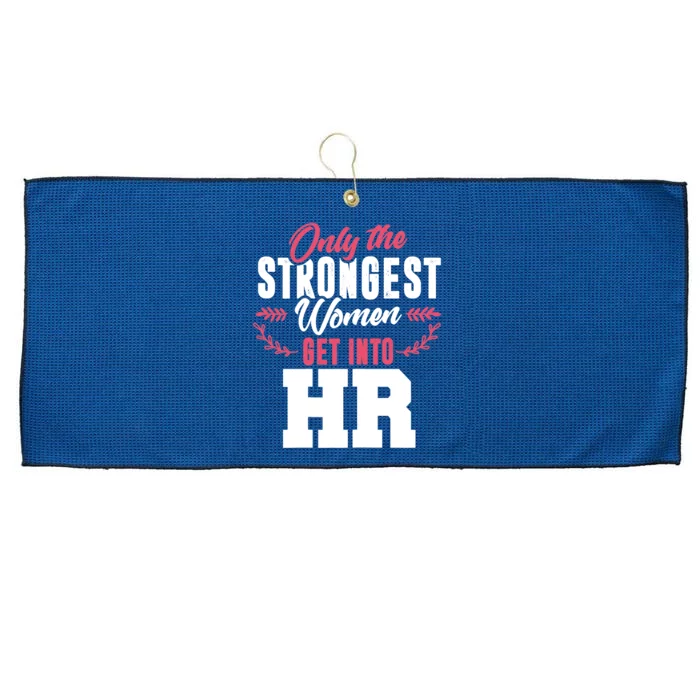 Wo Human Resources HR Lady Funny Female HR Gift Large Microfiber Waffle Golf Towel