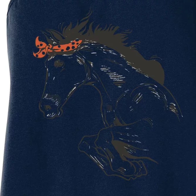 Wild Horse Running Women's Racerback Tank