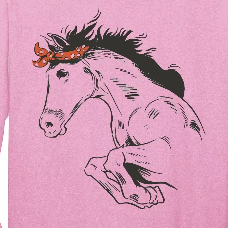 Wild Horse Running Long Sleeve Shirt