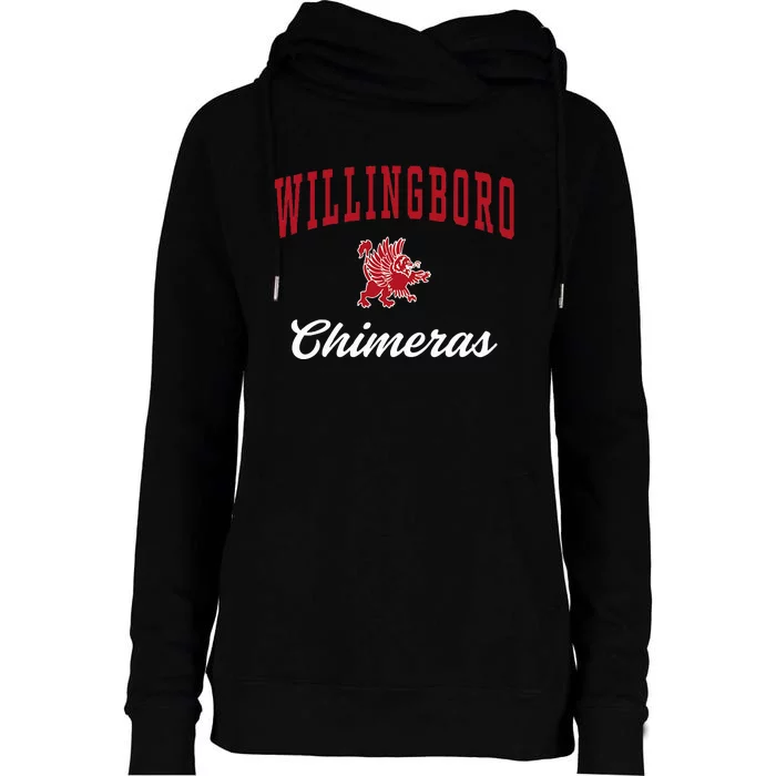 Willingboro High School Chimeras Womens Funnel Neck Pullover Hood