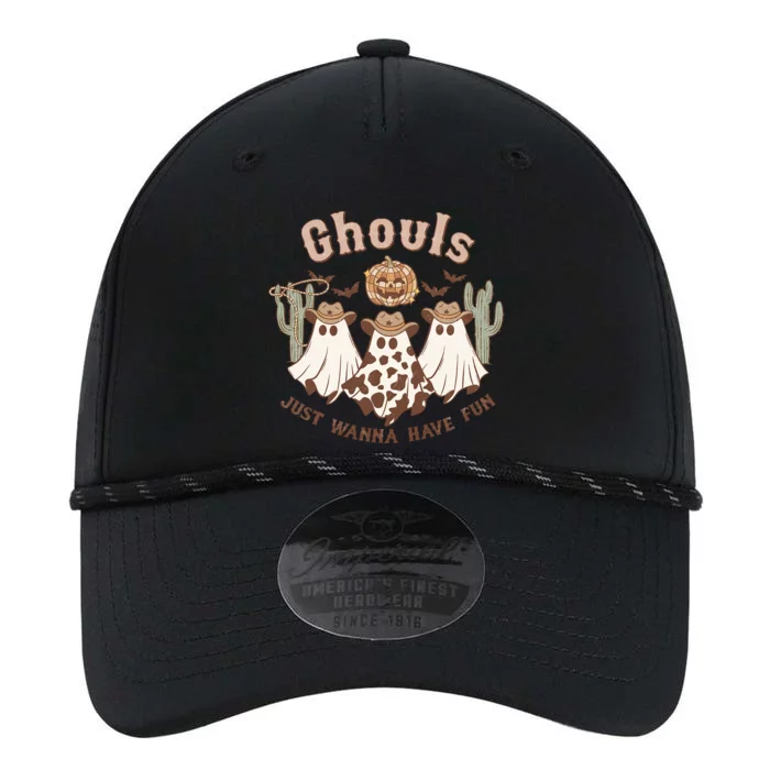 Western Halloween Spooky Ghosts Ghouls Just Wanna Have Fun Gift Performance The Dyno Cap