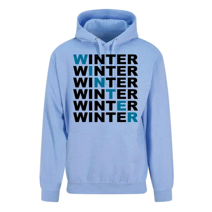 Winter Holiday Season Retro Unisex Surf Hoodie