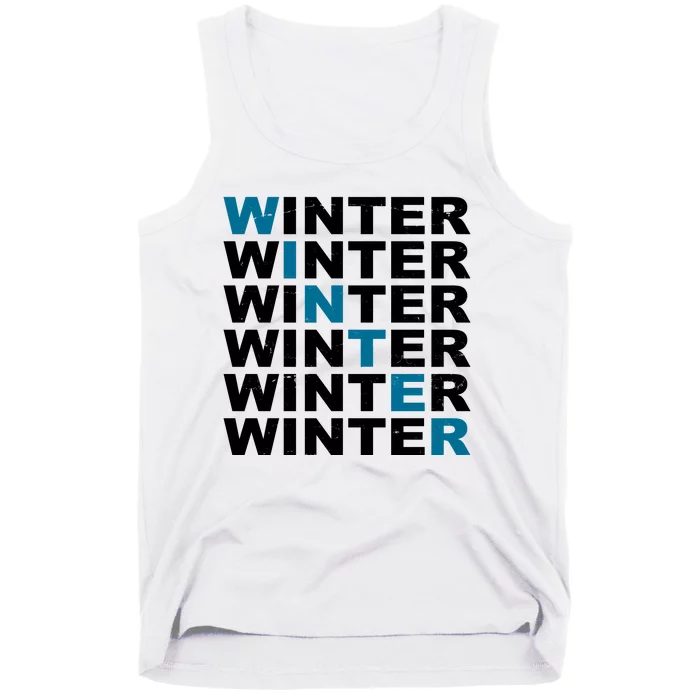 Winter Holiday Season Retro Tank Top