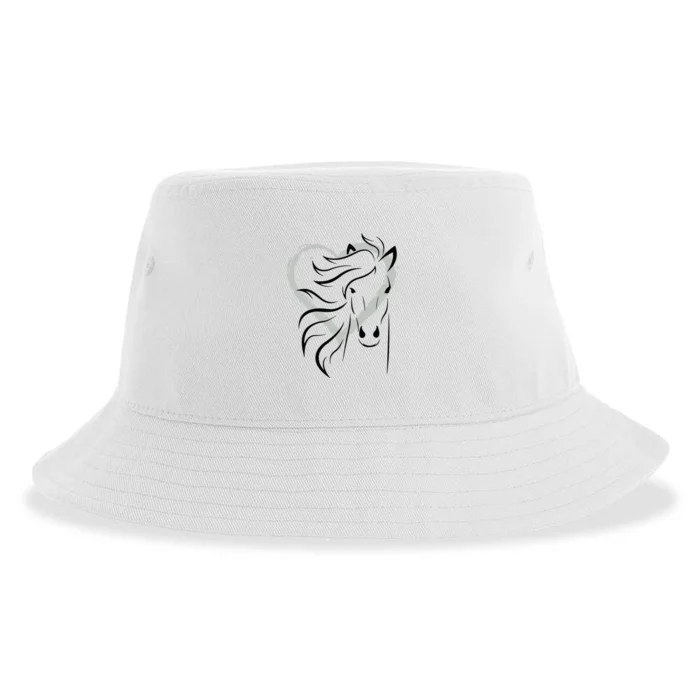 Womens Horse Shirts For Riders And Horse Lovers Sustainable Bucket Hat