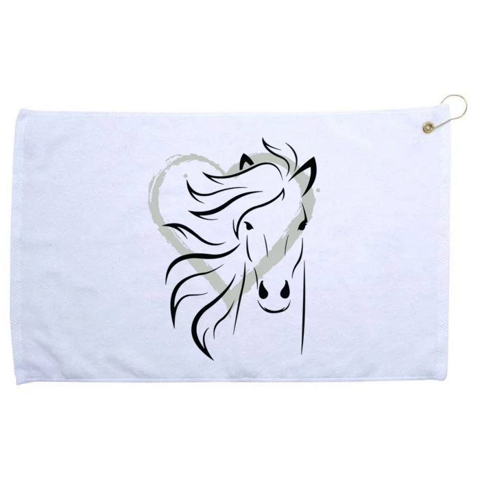 Womens Horse Shirts For Riders And Horse Lovers Grommeted Golf Towel