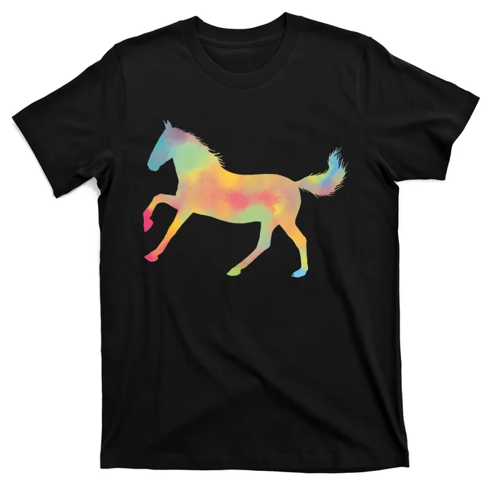 Watercolor Horse Silhouette T-Shirt