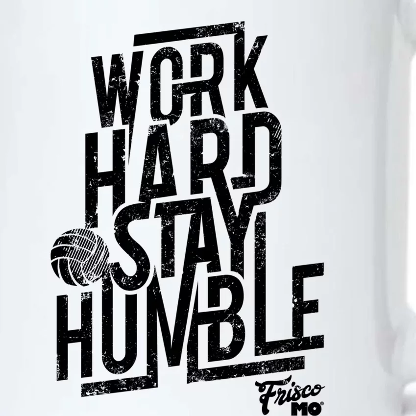 Work Hard Stay Humble Volleyball Gift Black Color Changing Mug