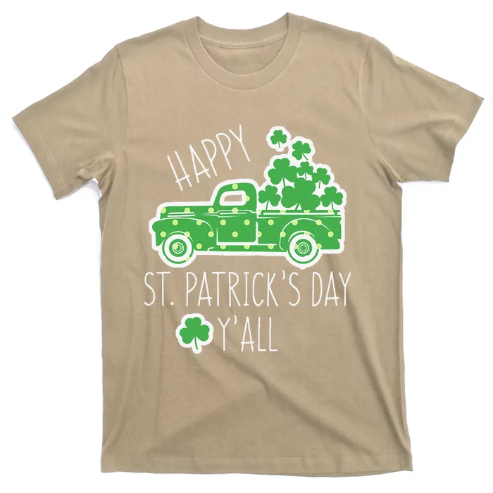 Womens Happy St Patricks Day Yall Mommy And Me Matching Gift T-Shirt